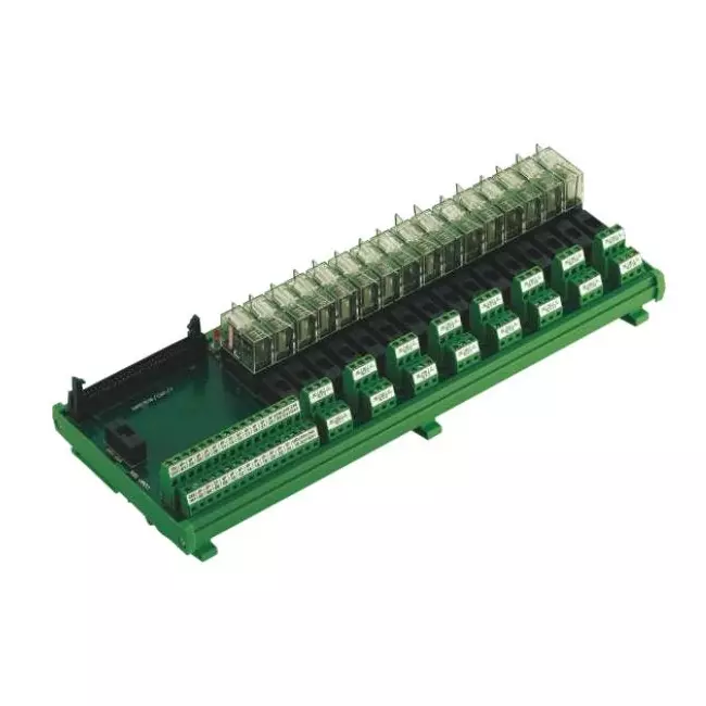 Connectwell CNC Interface Module 16 Channel 1CO 24 VDC Rail Mount with Base (Pluggable Relay), IMRE1SSF16/OM/CNC