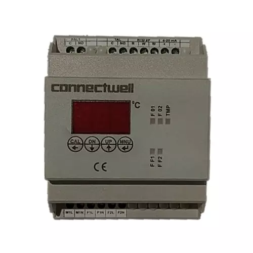 Connectwell Fan Failure Module 2 Channel with Temperature Monitor, CFTD2