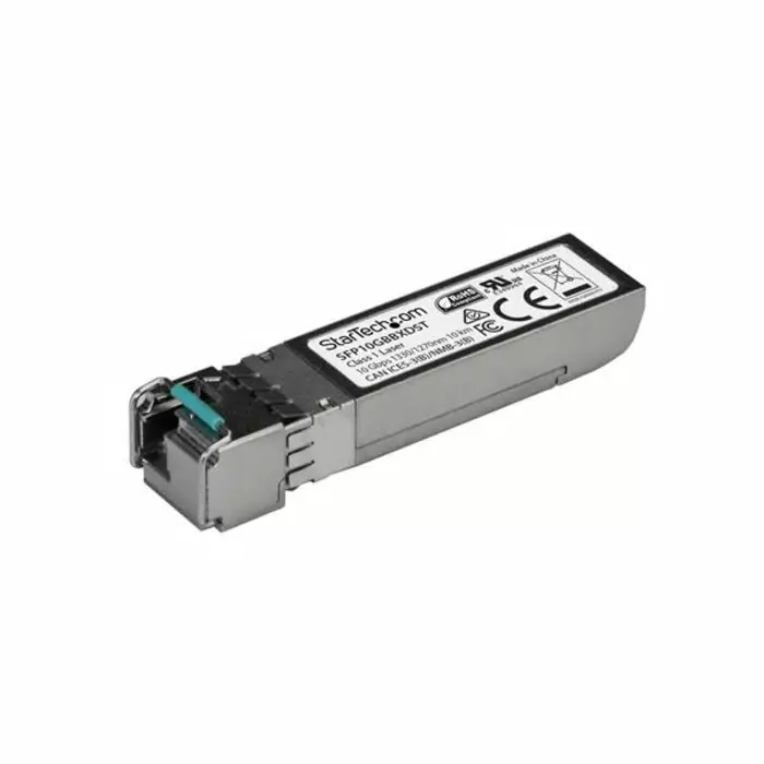 StarTech.com MSA Compatible LC Single Mode SFP Transceiver Module Full Duplex 10000Mbit/s, SFP10GBBXDST