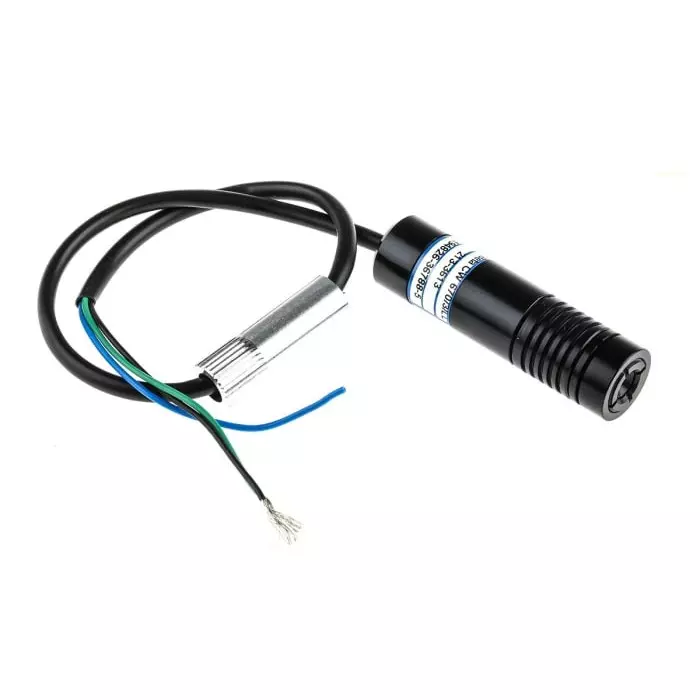 Global Laser Module 670 nm 3 mw Continuous Wave TTL control Dot/Line pattern -8 - -12 V, 1068-45-000