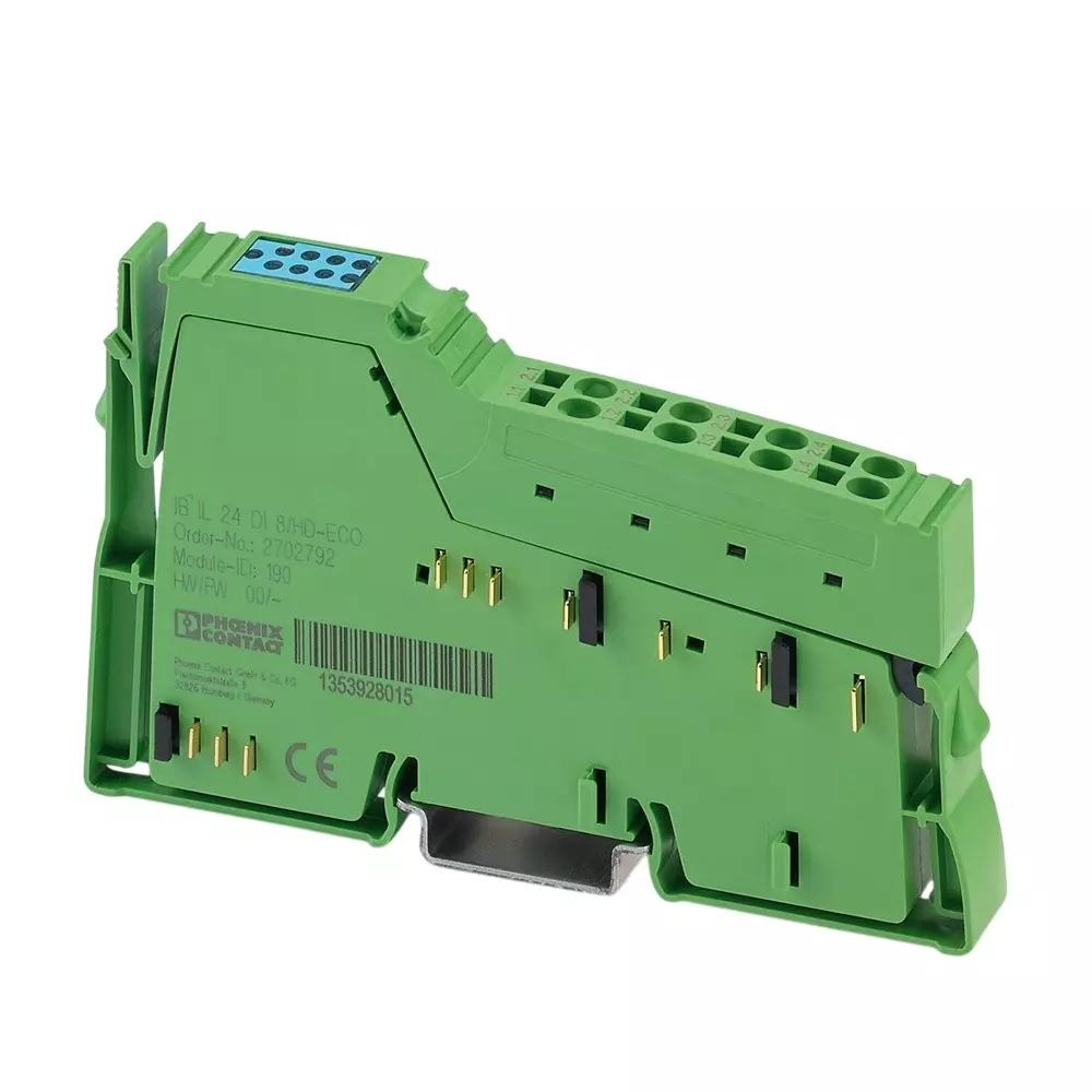 Phoenix Contact Inline Series Digital Input Terminal with 1 Conductor, IB IL 24 DI 8/HD-ECO