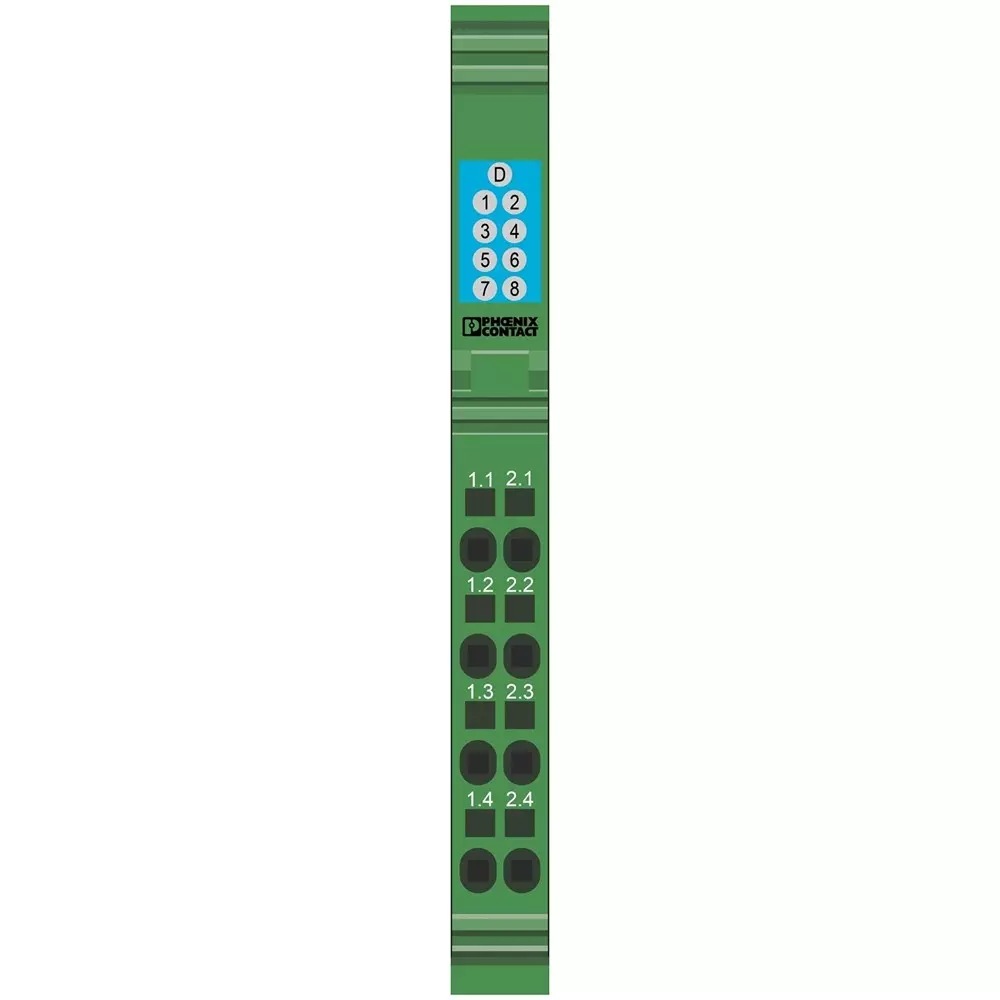 Phoenix Contact Inline Series Digital Input Terminal with 1 Conductor, IB IL 24 DI 8/HD-ECO