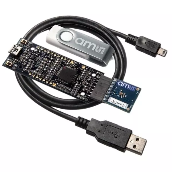 AMS OSRAM GROUP Light to Digital Converter Evaluation Module 3 V Operating Supply Voltage, TSL2584TSV EVM