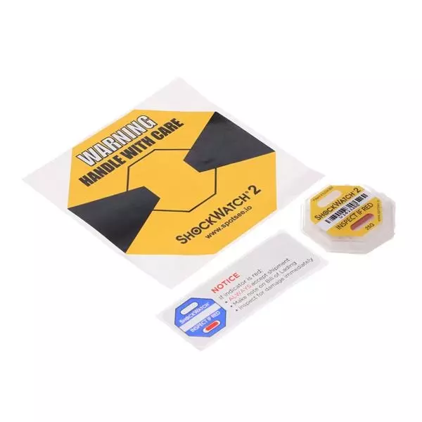 SpotSee ShockWatch +80�C Maximum Operating Temperature, 48000K