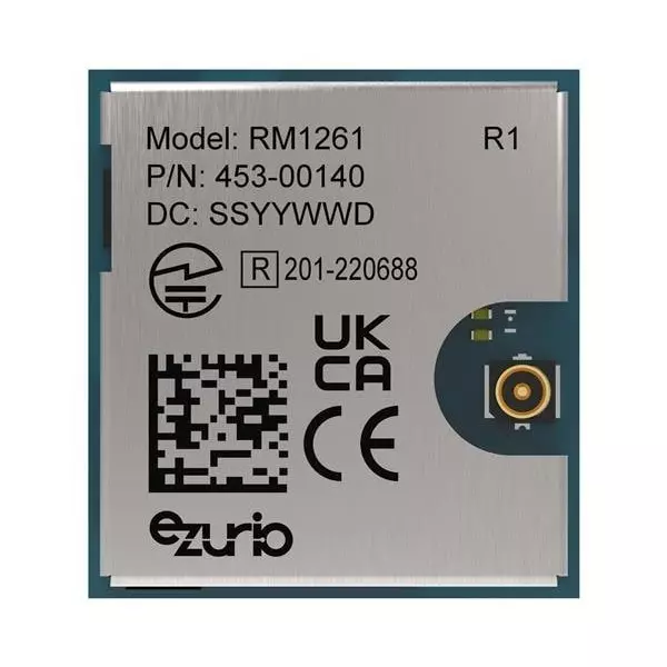 EZURIO RM1261 Series Sub-GHz Modules, 453-00140R