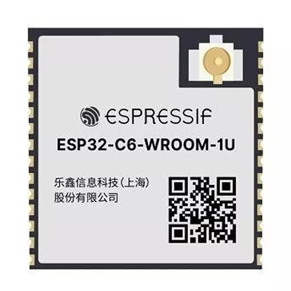 Espressif Multiprotocol Modules 2.4 GHz Frequency, ESP32-C6-WROOM-1U-N8
