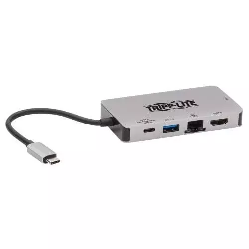 TRIPP LITE Interface Module Ethernet, HMDI, PD Charging, USB 3.2, USB Type-C, VGA, U442-DOCK6-GY