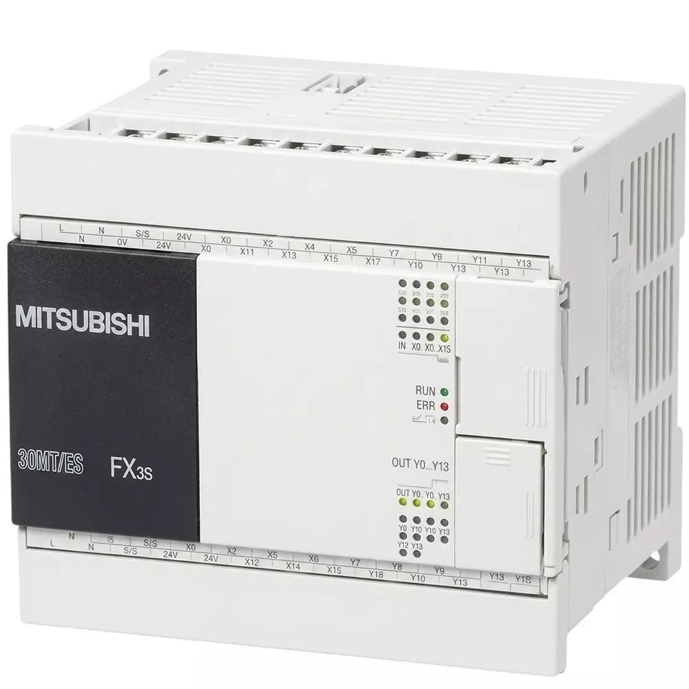 Mitsubishi Electric MELSEC IQ-F SERIES CPU Module FX5U Type with 2 Analog Inputs and 16 Digital Input/Output, FX5U-32MT/ESS-BS