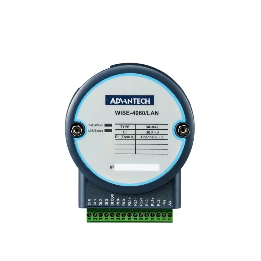 Advantech I/O Module -40 to 70â„ƒ Operating Temperature Ethernet Interface 4 No. of Channels, WISE-4060LAN-B