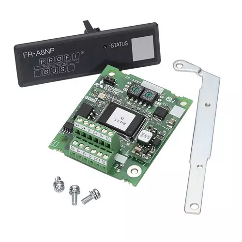 Mitsubishi Electric FR-A/F800 Series PROFIBUS-DP Communication Module with Plug-In Design Suitable For FR-A/F800 with FR-A/F700 PPO Type Inverters, FR-A8NP