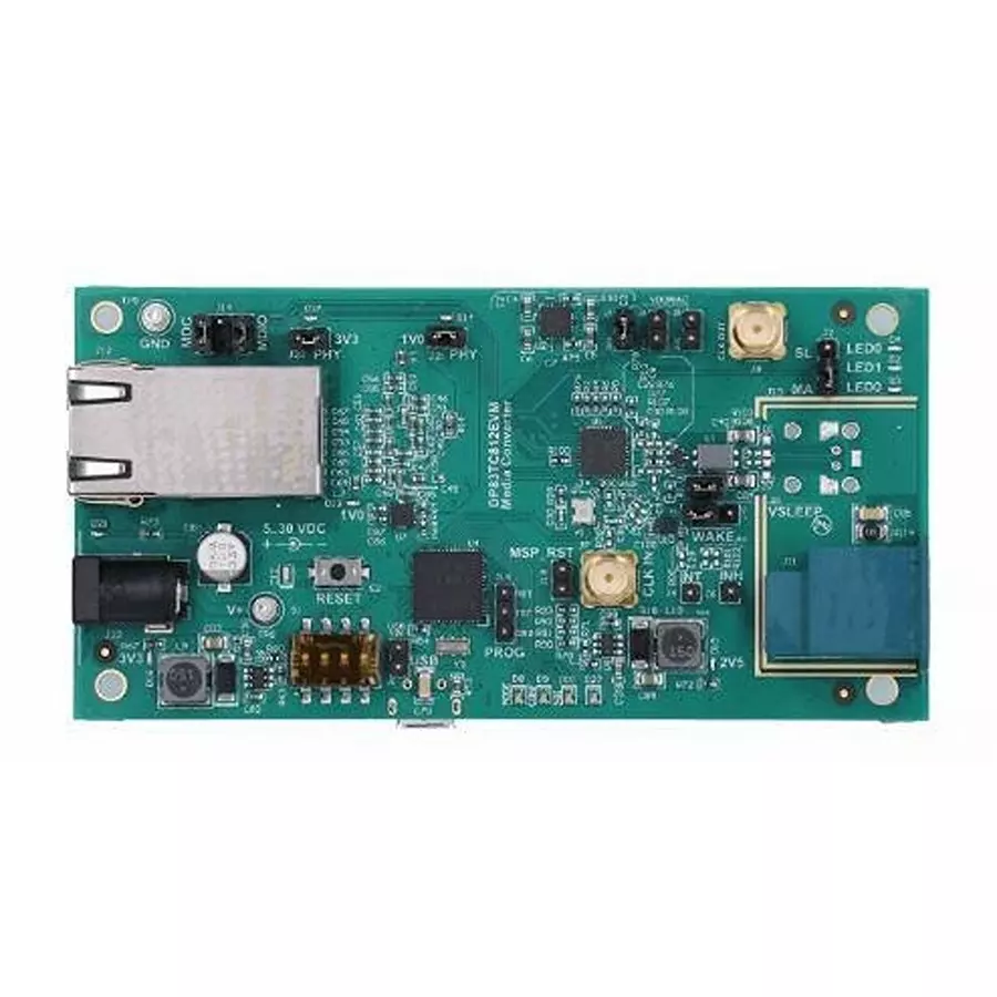 TEXAS INSTRUMENTS Automotive Ethernet PHY Evaluation Module 1.8 V, 2.5 V, 3.3 V USB, DP83TC812EVM-MC