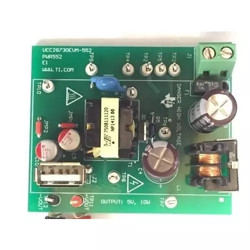 TEXAS INSTRUMENTS Evaluation Module 85 to 265 V AC Input Voltage, UCC28730EVM-552