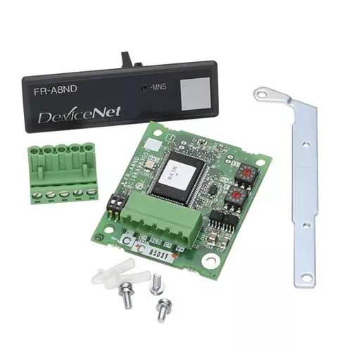 Mitsubishi Electric FR-A/F800 Series DeviceNet Communication Module with Plug-In Design Suitable For FR-A/F800 Inverters, FR-A8ND
