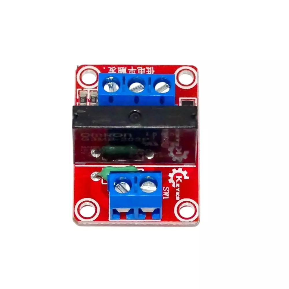 Orange 5V 1 Channel SSR G3MB-202P Solid State Relay Module 240V 2A Output with Resistive Fuse