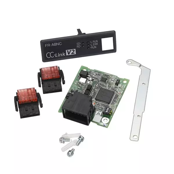 Mitsubishi Electric FR-A/F800 Series CC-Link Communication Module with Plug-In Design Suitable For FR-A/F800 Inverters, FR-A8NC