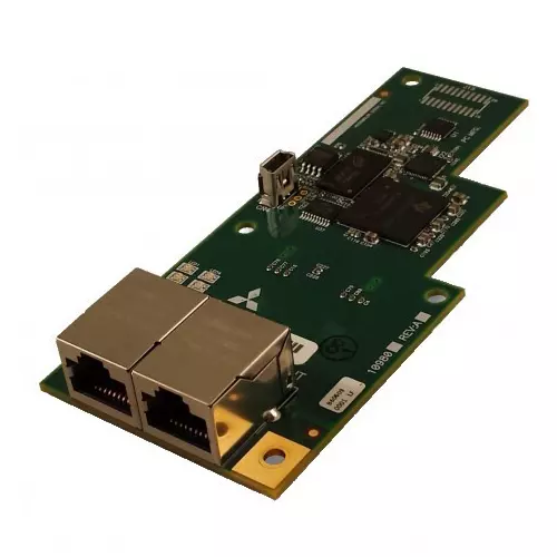 Mitsubishi Electric FR-A/F800 Series Communication Module with Plug-In Design Suitable For FR-A/F800 Inverters, FR-A8NETH_2P