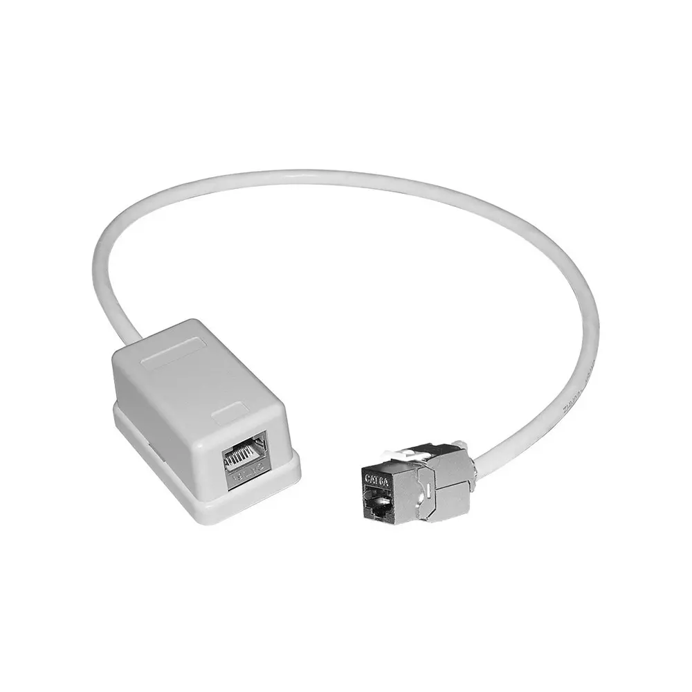 RS PRO RJ Extender 20100 mm RJ45 Shielded 20 m 2 Port Eia/Tia 568B, 2861572
