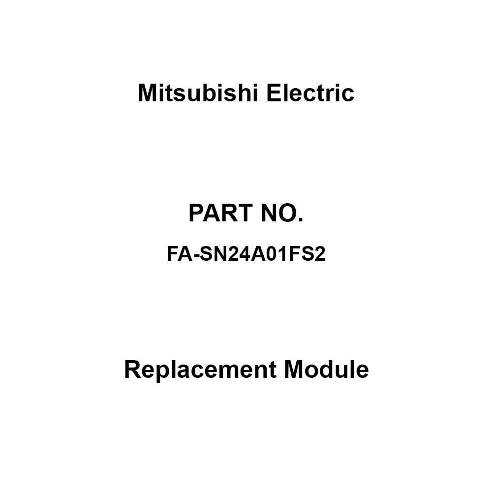 Mitsubishi Electric Replacement Module Digital signal converter (terminal unit) Eurobat Classification, FA-SN24A01FS2