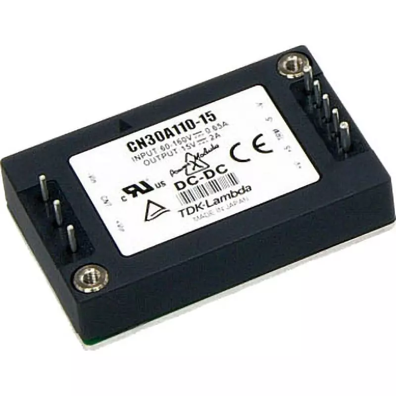 TDK-LAMBDA Power Module DC60 to 160 V Input Voltage Range DC 12 V Rated Output Voltage, CN30A110-12