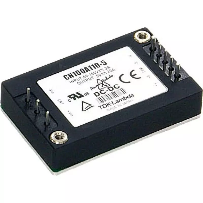 TDK-LAMBDA Power Module DC60 to 160 V Input Voltage Range DC 15 V Rated Output Voltage, CN100A110-15