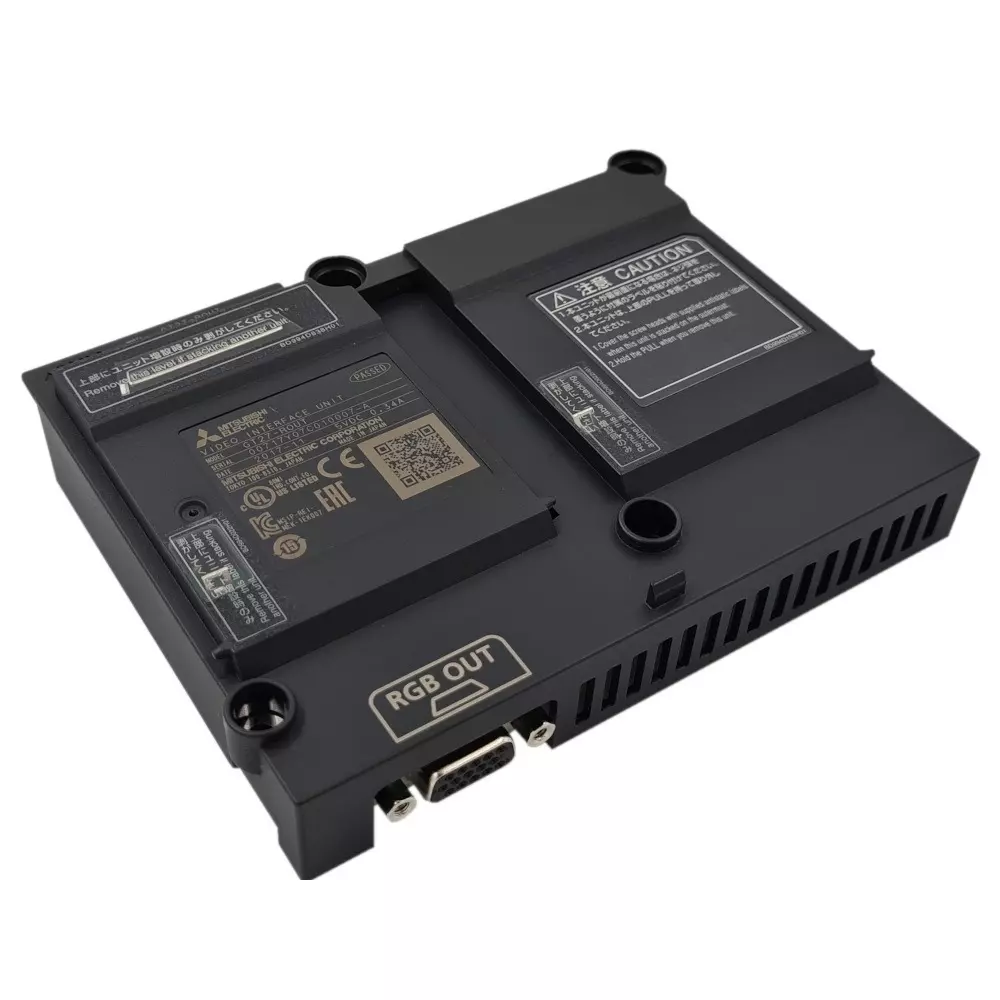 Mitsubishi Electric GOT2000 Series Video Output Unit with 1xRGB Output and Black Color Plastic Body, GT27-ROUT