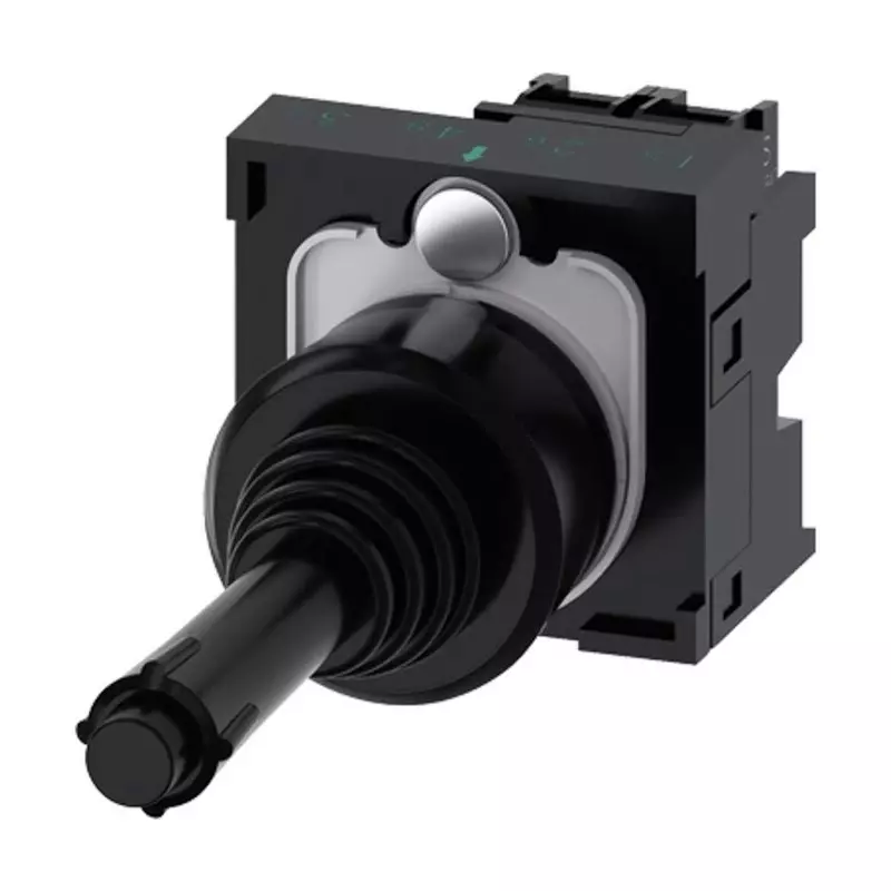 Siemens Joystick Switch Round, IP20, IP65, IP67 5 - 500 V AC/DC, 3SU1100-7BD10-1NA0