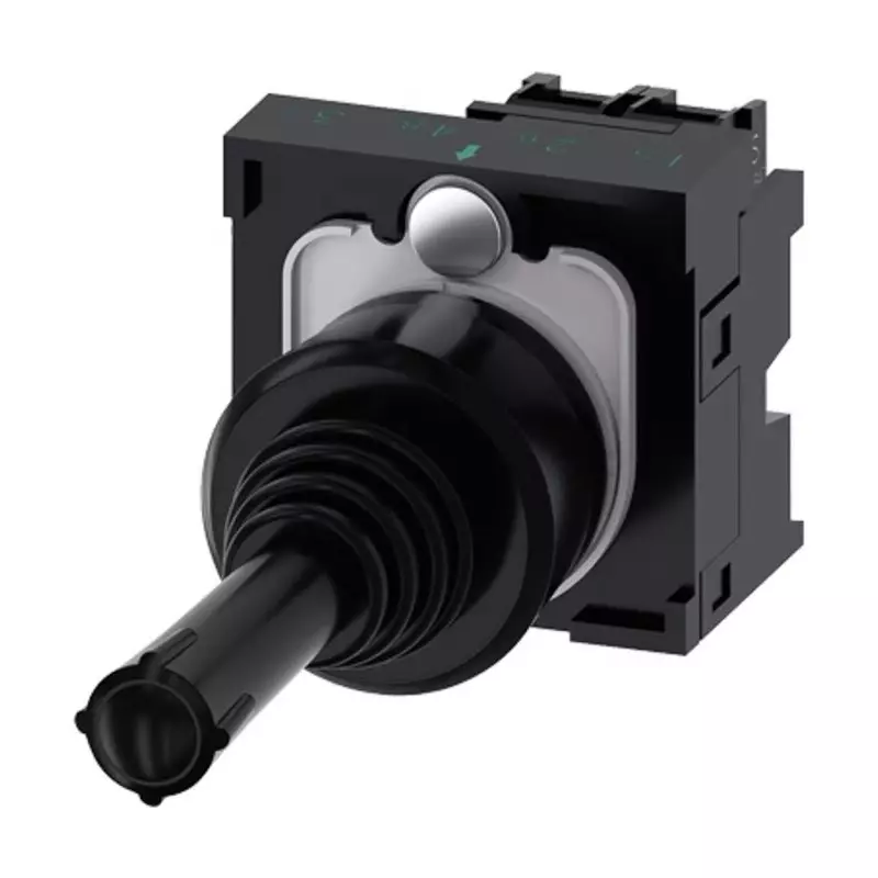 Siemens Joystick Switch Round, IP20, IP65, IP67 5 - 500 V AC/DC, 3SU1100-7AB10-1NA0