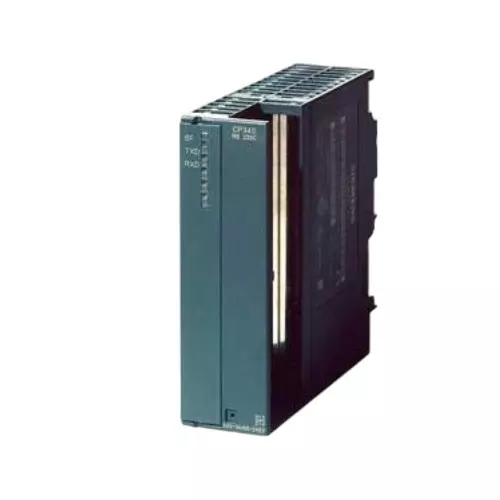 Siemens S7 300 Series Communication Processor CPU CP 340 with 24 V DC Supply Voltage and RS 422/485 Interface, 6ES73401CH020AE0