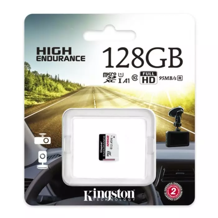 Kingston 128 GB MicroSD Micro SD Card, Class 10, UHS-1 U1, SDCE/128GB