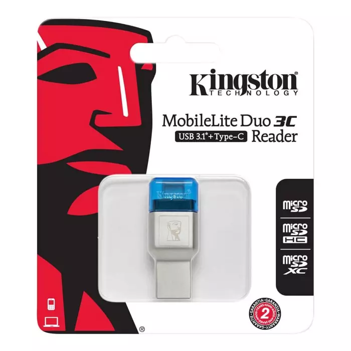 Kingston MicroSD Micro SD Card, FCR-ML3C