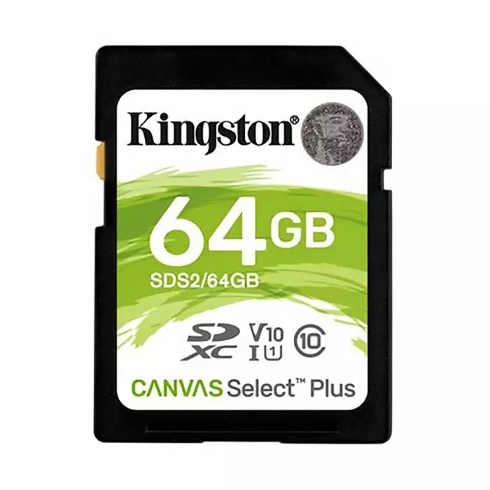 Kingston 64 GB SD SD Card, Class 10, UHS-I, SDS2/64GB