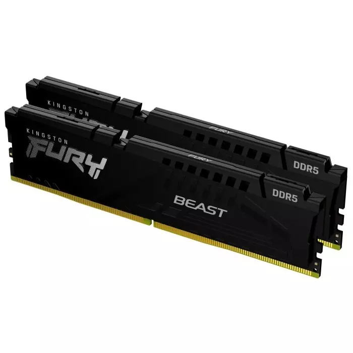 Kingston 32GB (16GB x 2) DDR5 Desktop RAM, 6000MT/s, DI mm, 1.35V, KF560C36BBE2K2-32