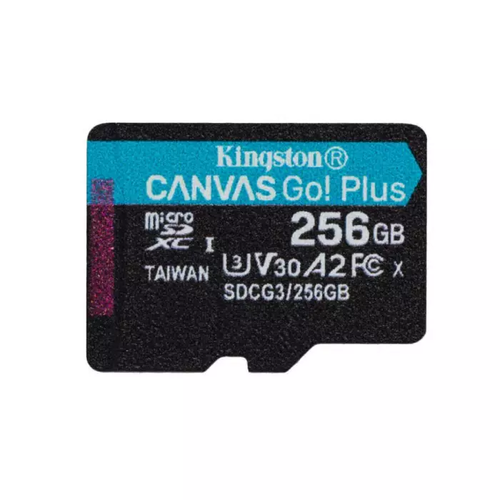 Kingston 256 GB MicroSDXC Micro SD Card, Class 10, SDCG3/256GBSP