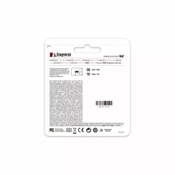 Kingston 256 GB MicroSDXC Micro SD Card, Class 10, SDCG3/256GBSP