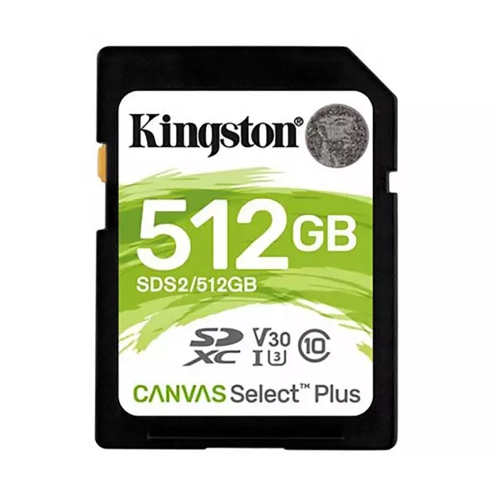 Kingston 512 GB SD SD Card, Class 10, UHS-I, SDS2/512GB