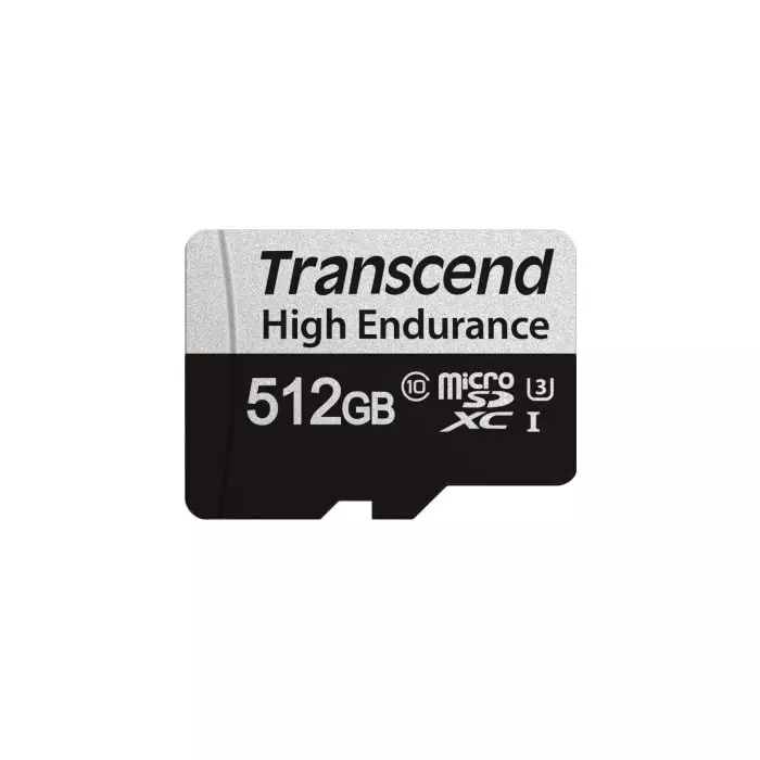 Transcend 512 GB MicroSDXC Micro SD Card, Class 10, TS512GUSD350V