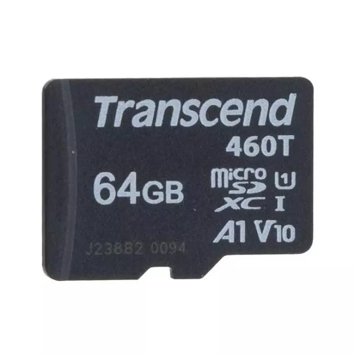 Transcend 64 GB Industrial MicroSD Micro SD Card, A1, U1, V10, TS64GUSD460T