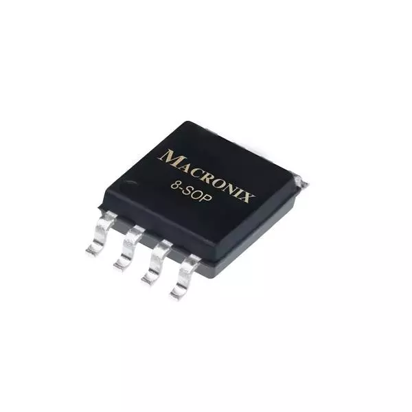 MACRONIX NOR Flash Memory 4 Mbit Memory Size 86 MHz SMD/SMT Mount, MX25L4006EM2R-12G-TB