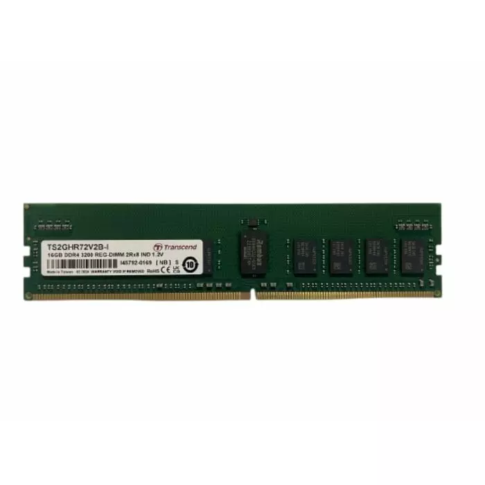 Transcend 16 GB DDR4 RAM, 3200Mbit/s, RDIMM, 1.2V, TS2GHR72V2B-I