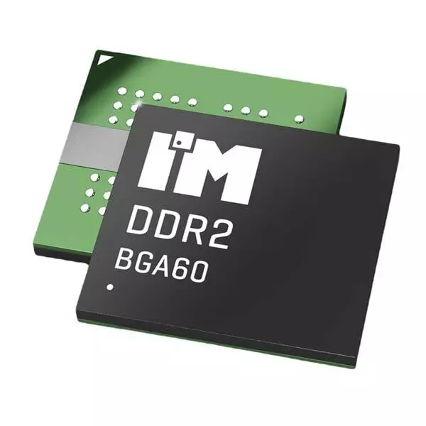 Intelligent Memory DDR2 SD Ram 1 Gbit Memory Size 400 ps Access Time, IME1G08D2DEBG-25I