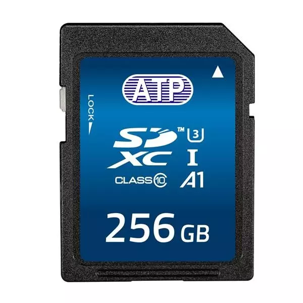 ATP SD Card 256 GB Memory Size 32x24x2.1 mm, AF256GSD4-BBAXM