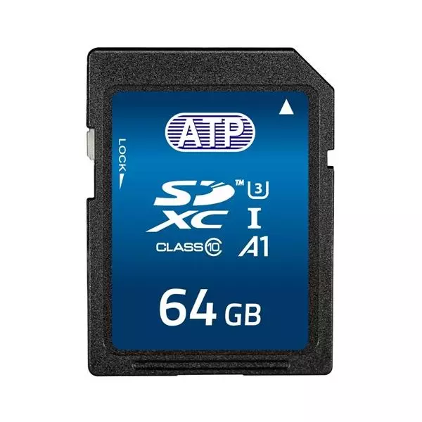 ATP SD Card 64 GB Memory Size 32x24x2.1 mm, AF64GSD4-BBBIM