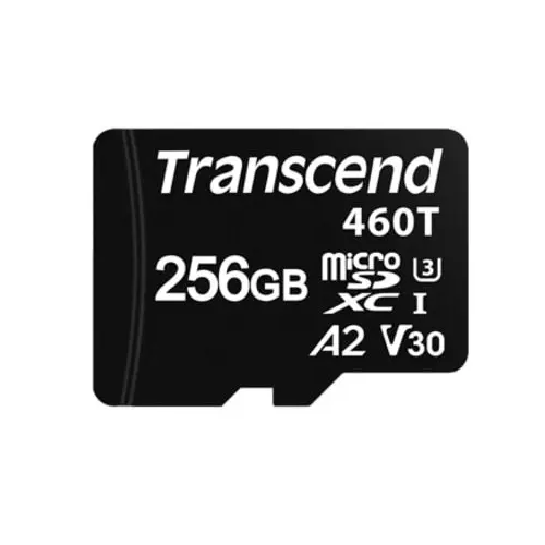 Transcend 256 GB Industrial MicroSD Micro SD Card, V30, TS256GUSD460T