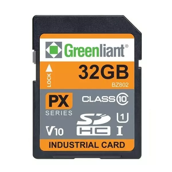 Greenliant Industrial SD Card 32 GB Memory Size 32x24x2.1 mm, GLS93SP032G3-I-BZ802