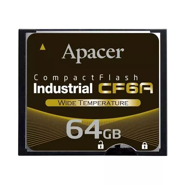 Apacer Industrial Compact Flash Card 16 GB Memory Size 42.8x36.4x3.3 mm, AP-CF016GRBNS-ETNRG