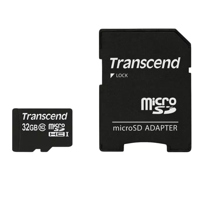 Transcend 32 GB MicroSD Micro SD Card, Class 10, TS32GUSDHC10