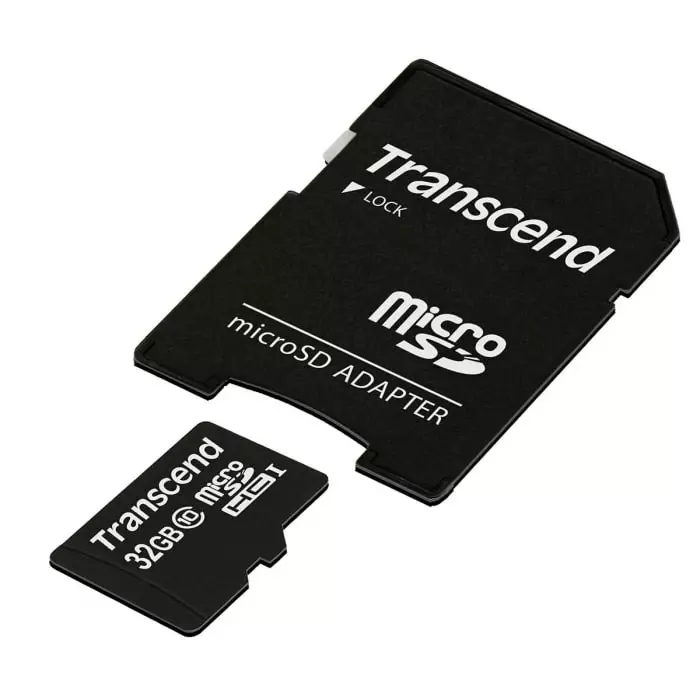 Transcend 32 GB MicroSD Micro SD Card, Class 10, TS32GUSDHC10