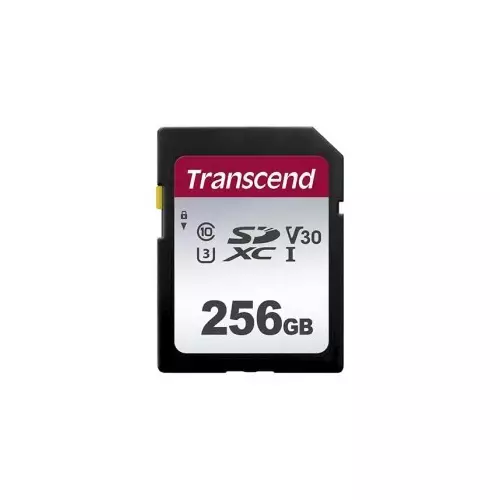 Transcend 256 GB SDXC SD Card, Class 10, TS256GSDC300S