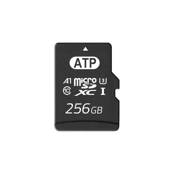 ATP Industrial Micro SD Card 256 GB Memory Size 32x24x2.1 mm, AF256GUD4-BBAIM
