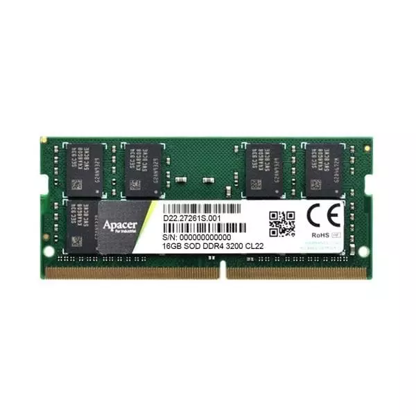 Apacer SODIMMs 4 GB Memory Size, D22.27190S.001